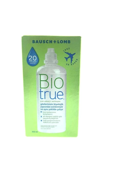 Biotrue Çok Amaçlı Kontak Lens Bakım Solüsyonu 100 ml