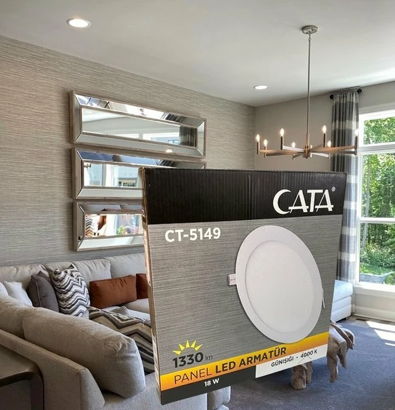 CATA 18W GÜNIŞIĞI LED PANEL ARMATÜR ( CT-5149 )