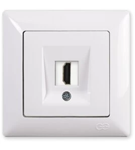 GÜNSAN VISAGE BEYAZ HDMI PRİZİ
