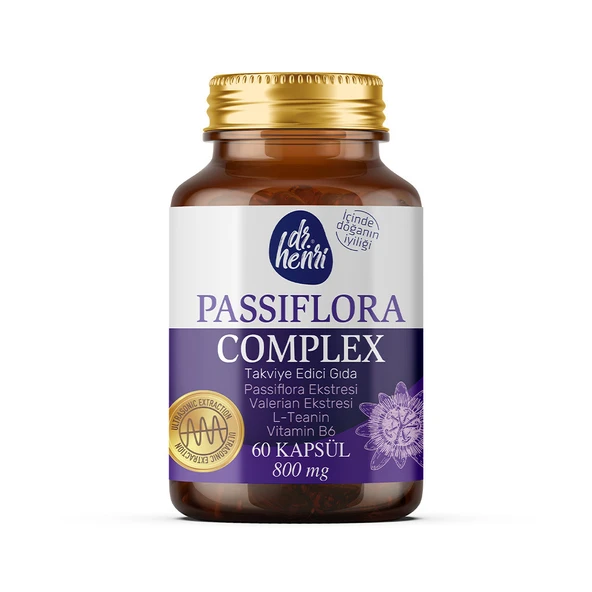 Passiflora Complex 60 Kapsül Bitkisel Takviye ürün görseli