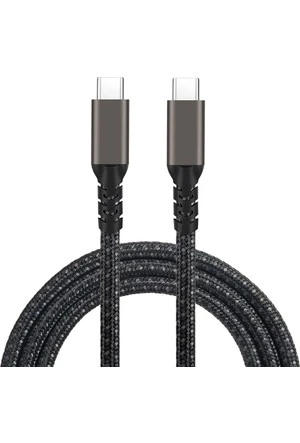 Torima AP-210  -OnePlus 3 uyumlu- 60W Type C to Type C Hızlı Şarj Kablosu