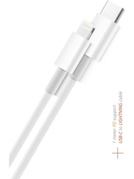 Apple iPhone 14 Pro Max İle Uyumlu 20W Type C to Lightning Şarj Aleti Rxs20 - 2