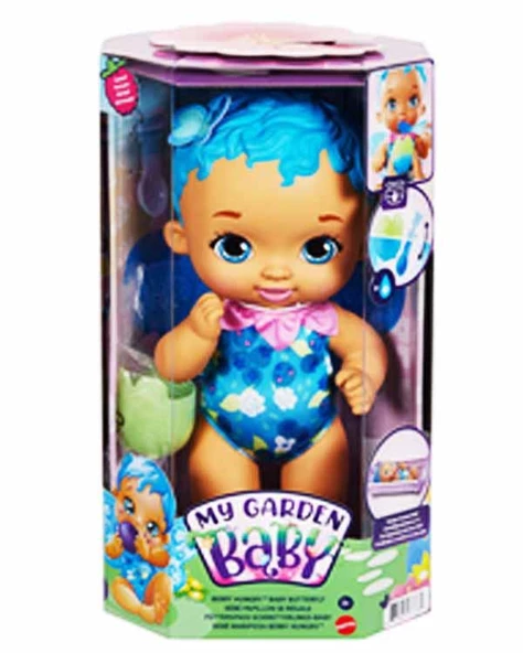 My Garden Baby Kelebek Bebeğim Yemek Zamanı – Mavi Saçlı GYP01 Mattel