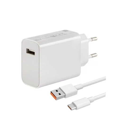 Galaxy Z Flip 5  İle  İle Uyumlu - 33W GaN PD Hızlı Şarj Seti 6A Type-C Kablo ile M33S