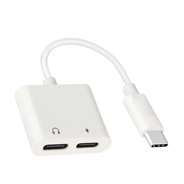 Xiaomi 12T Pro İle Uyumlu 2'li Type-C Girişli Kulaklık ve Şarj Adaptörü