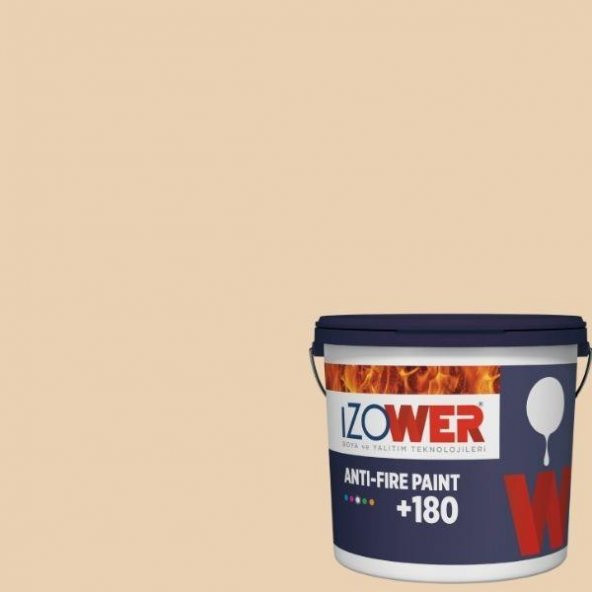 İzower Anti-Fire Paint Yangın Geçiktirici Boya - Vanilya 30 ( 18kg ) - 1