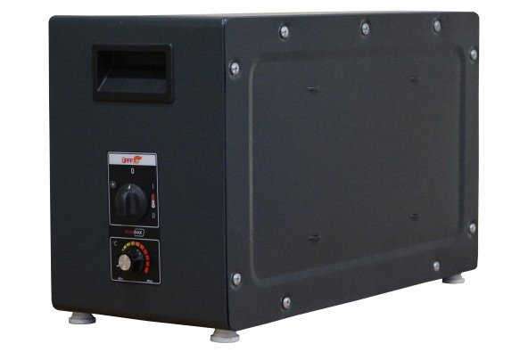 Heatbox board füme renk monofaze elektrikli fanlı ısıtıcı 2000/4000 watt