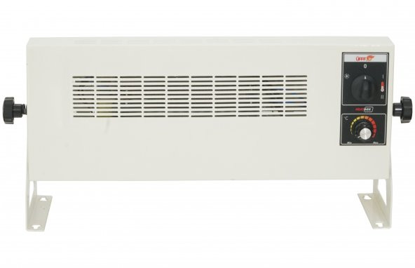 Heatbox 360 derece dönebilir beyaz monofaze fanlı elektrikli ısıtıcı 1000-2000 watt