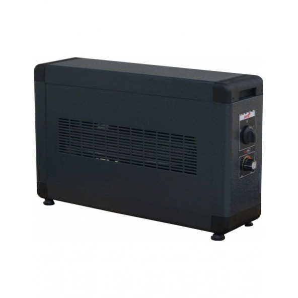 Heatbox board füme renk monofaze fanlı elektrikli ısıtıcı 1000/2000 watt