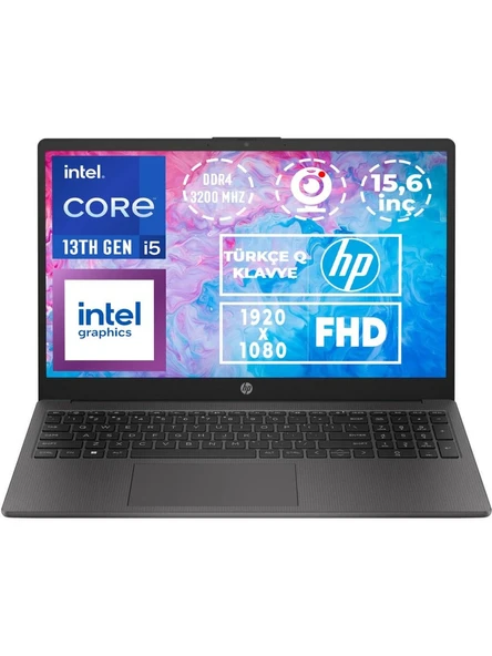 Hp 250 G10 İ5-1334U 16Gb 1Tb Ssd 15.6" Fhd Freedos Taşınabilir Bilgisayar B2nc5es 004