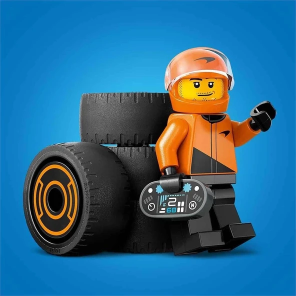LEGO City McLaren Yarış Arabalı F1 Sürücüsü - 60442 - 2