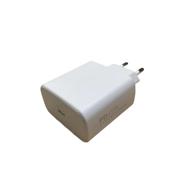 45W PD  Xiaomi Mi 10T Pro İle Uyumlu Type-C Hızlı Şarj Adaptörü S45