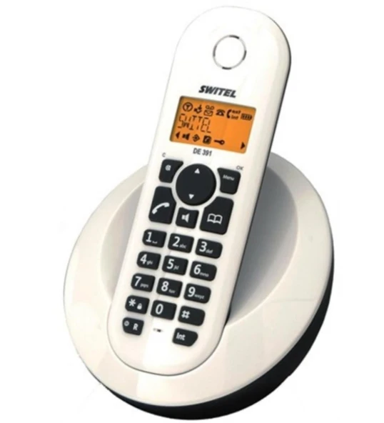 Switel DE 391 Dect Telefon Beyaz HASARLI BOZUK