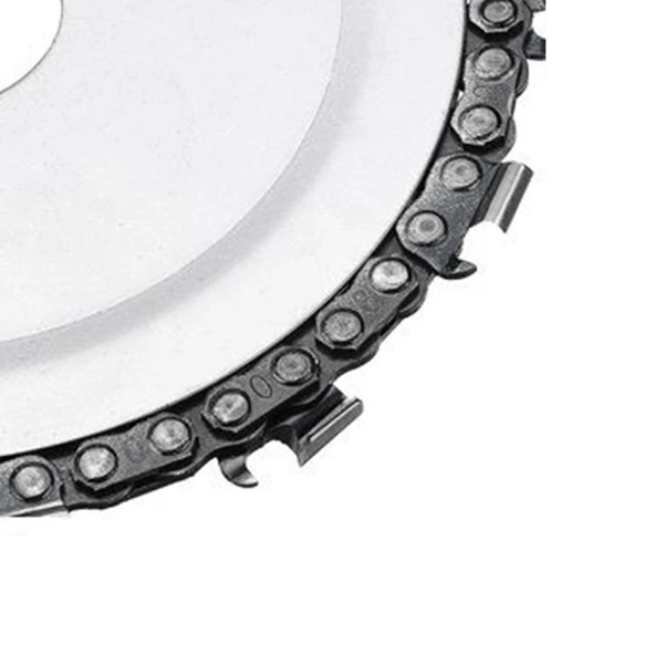 Zincirli Ahşap Testeresi 115 mm 4" Taşlama Makine Uyumlu Kesme Oyma Şekil Verme Testeresi 1 Adet - 3