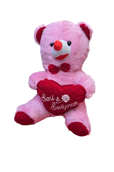 PELUŞ HEDİYELİK PEMBE  AYICIK