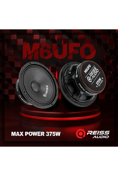 RS-M6UFO 16 CM MIDRANGE • MAX POWER 375W