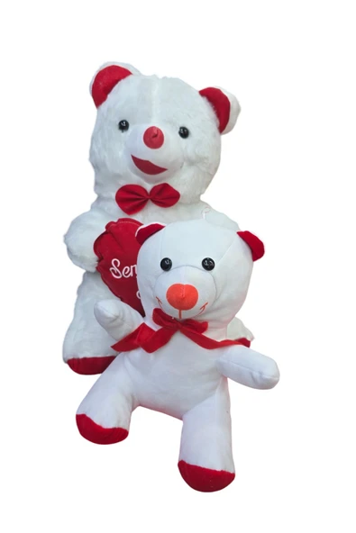 PELUŞ HEDİYELİK AYICIK KÜÇÜK AYICIK HEDİYELİ 1+1