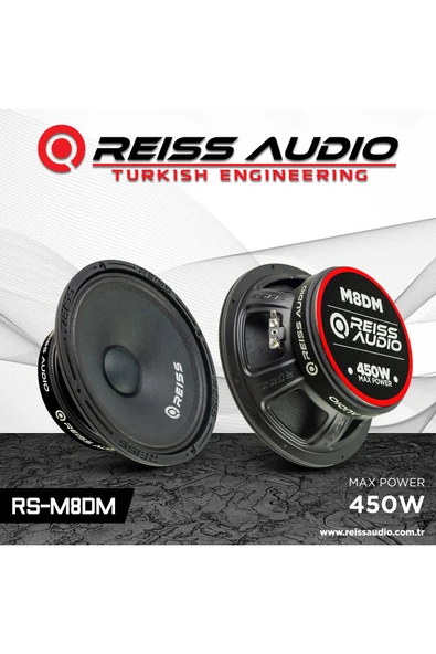 RS-M8DM 20CM MIDRANGE • MAX POWER 450W