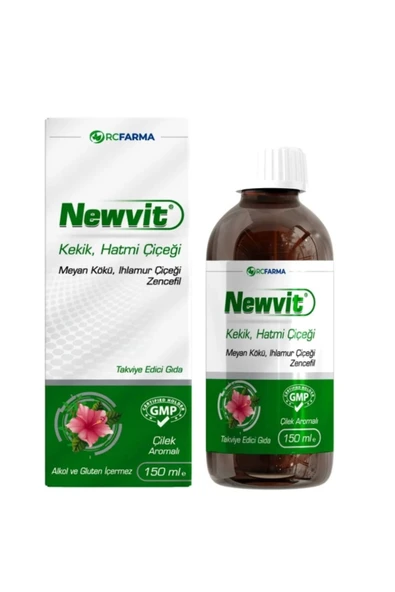 Newvit All Natural Doğal Öksürük Şurubu 150 ML