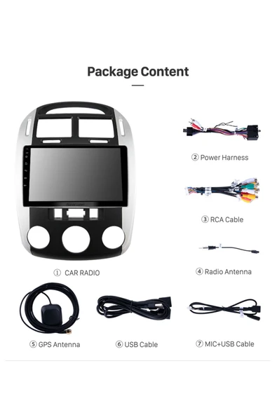 KIA CERATO M/C 2010-2012 MULTİMEDYA NAVİGASYON USB KAMERA CARPLAYER 4 RAM - 3