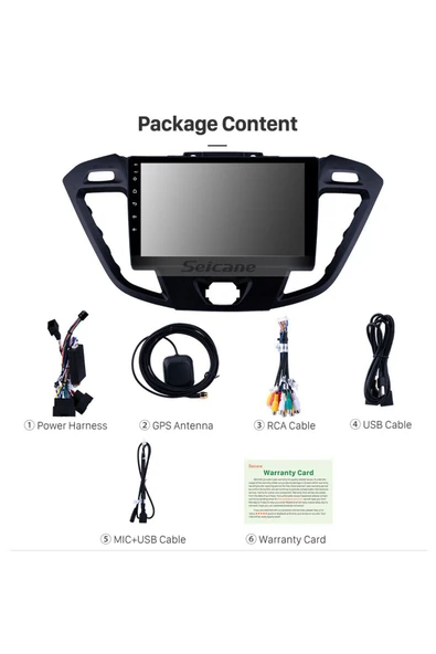 TOURNEO 2017+ MULTİMEDYA NAVİGASYON USB KAMERA CARPLAYER 4 RAM Uyumlu - Resim 3