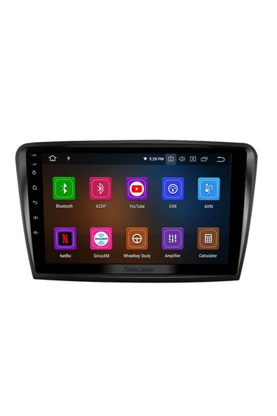 Skoda Superb 2009-2013 Uyumlu  Multi̇medya Navi̇gasyon Usb Kamera Carplayer 4 Ram