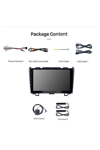 HONDA CRV 2006-2012 MULTİMEDYA NAVİGASYON USB KAMERA CARPLAYER 4 RAM - 3
