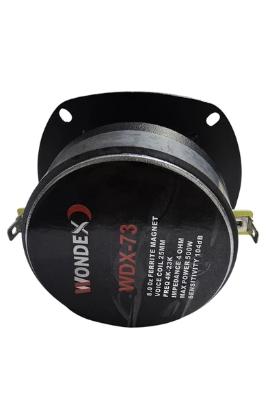 WONDEX WDX-73 ALUMINUM TWEETER 10 CM 500W MAX POWER - 4