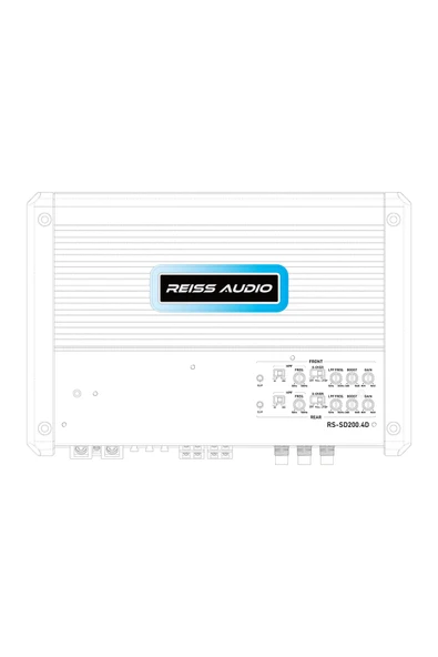 RS-SD200.4D -  4 KANAL CLASS D  AMPLİFİKATÖR ( OTO AMFİ ) - 4