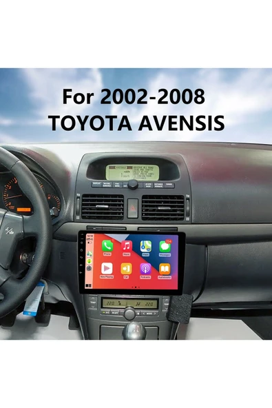 TOYOTA AVENSIS 2002-2008 MULTİMEDYA NAVİGASYON USB KAMERA CARPLAYER 4 RAM