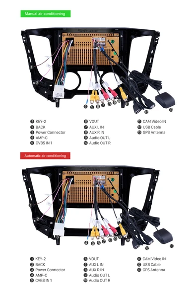 Mitsubishi L200 M/c 2015+ Multi?medya Navi?gasyon Usb Kamera Carplayer 4 Ram Uyumlu - Resim 4