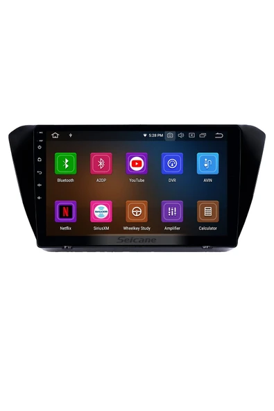 SKODA SUPERB 2015 uyumlu+ MULTİMEDYA NAVİGASYON USB KAMERA CARPLAYER 4 RAM