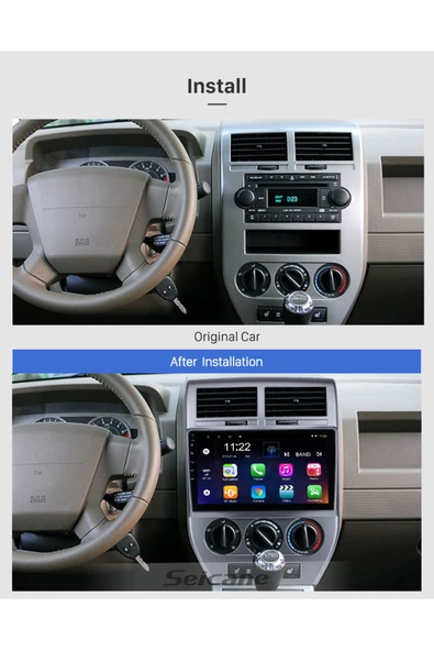 JEEP COMPASS 2007-2009 MULTİMEDYA NAVİGASYON USB KAMERA CARPLAYER - Resim 2