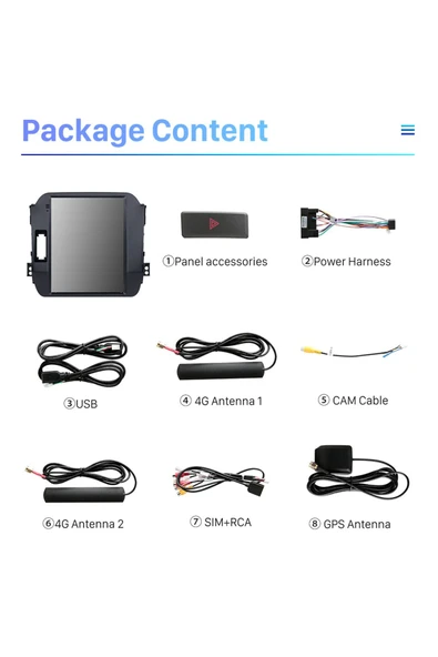 KIA SPORTAGE LOW 2011-2016 MULTİMEDYA NAVİGASYON USB KAMERA CARPLAYER 4 RAM - 4