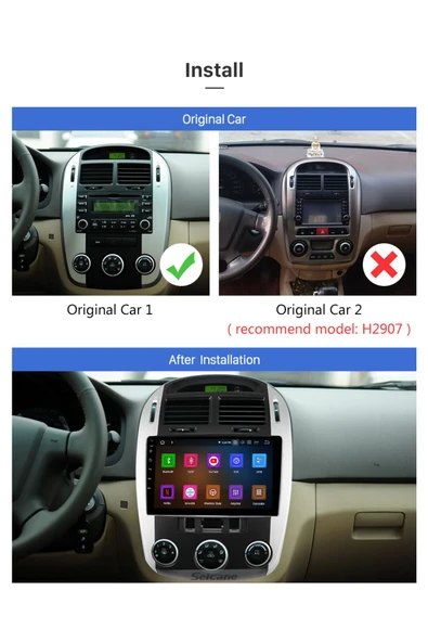 KIA CERATO M/C 2010-2012 MULTİMEDYA NAVİGASYON USB KAMERA CARPLAYER 4 RAM - 2