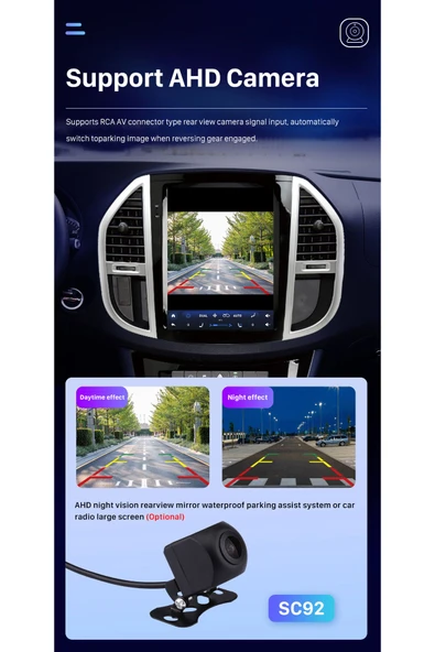MERCEDES VITO W447 2014-2021 MULTİMEDYA NAVİGASYON USB KAMERA CARPLAYER 4 RAM - 3
