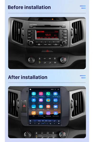 KIA SPORTAGE LOW 2011-2016 MULTİMEDYA NAVİGASYON USB KAMERA CARPLAYER 4 RAM - 2