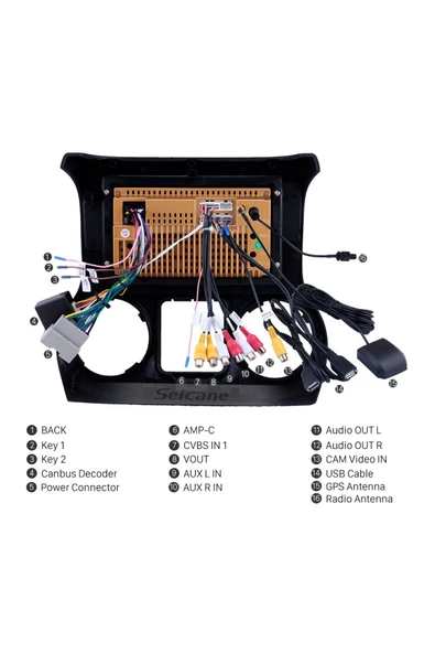 JEEP WRANGLER 2015-2018 MULTİMEDYA NAVİGASYON USB KAMERA CARPLAYER - Resim 4