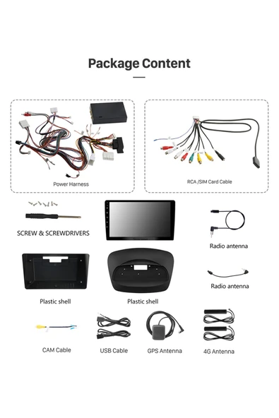 RENAULT MEGANE 3 2008-2015 MULTİMEDYA NAVİGASYON USB KAMERA CARPLAYER 4 RAM uyumlu - 2