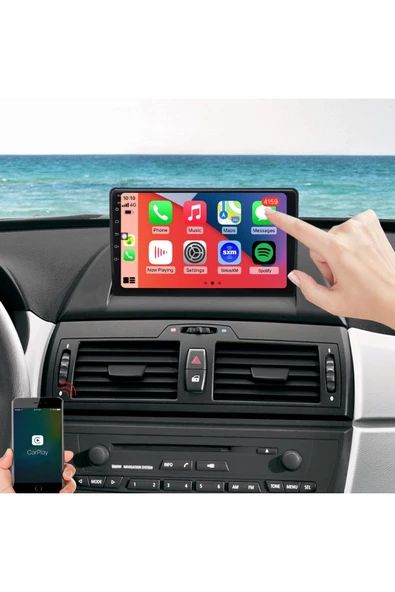BMW X1-E84 2010-2014 UYUMLU MULTİMEDYA NAVİGASYON USB KAMERA CARPLAYER