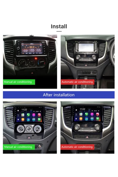 Mitsubishi L200 M/c 2015+ Multi?medya Navi?gasyon Usb Kamera Carplayer 4 Ram Uyumlu - Resim 2
