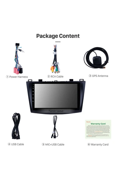 MAZDA 3 2010-2013 MULTİMEDYA NAVİGASYON USB KAMERA CARPLAYER - 3