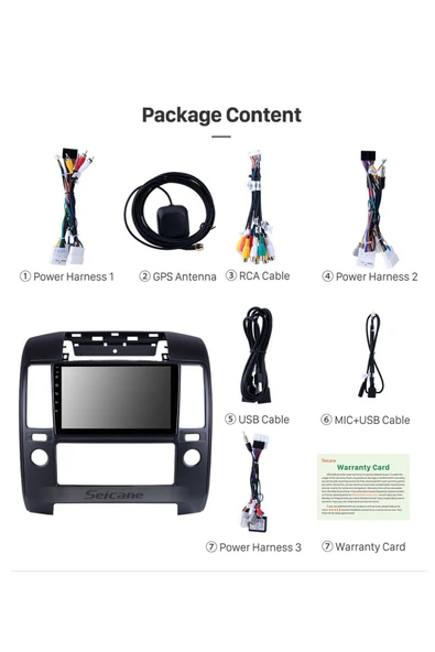 NISSAN NAVARA 2006-2012 Uyumlu MULTİMEDYA NAVİGASYON USB KAMERA CARPLAYER 4 RAM - 3