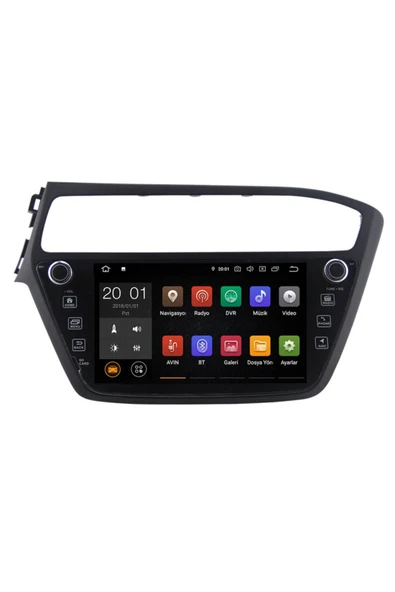 Hyundai I20 2020 uyumlu  Android 10 Multimedya Tv Usb Kamera 4RAM 64 HAFIZA