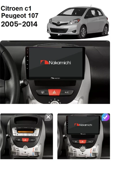 CITROEN C1 2005-2014 MULTİMEDYA NAVİGASYON USB KAMERA CARPLAYER - 2