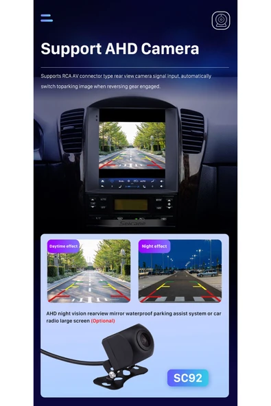 KIA SORENTO LOW 2004-2008 MULTİMEDYA NAVİGASYON USB KAMERA CARPLAYER 4 RAM - Resim 3