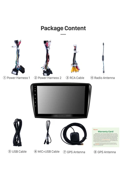 Skoda Superb 2009-2013 Uyumlu  Multi̇medya Navi̇gasyon Usb Kamera Carplayer 4 Ram - 3