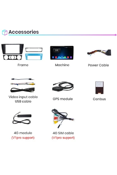 BMW E90-91-92-93 2004-2012 MULTİMEDYA NAVİGASYON USB KAMERA CARPLAYER - Resim 3