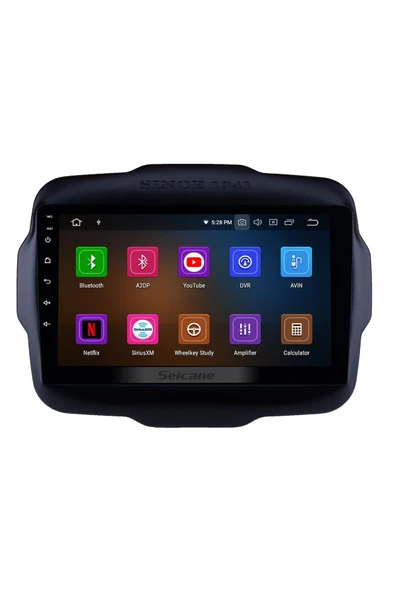 JEEP RENEGADE 2016-2018 MULTİMEDYA NAVİGASYON USB KAMERA CARPLAYER 4 RAM