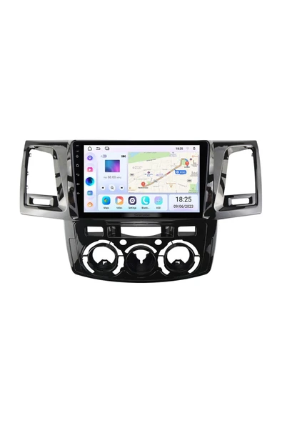 TOYOTA HILUX M/C 2008-2014 MULTİMEDYA NAVİGASYON USB KAMERA CARPLAYER 4 RAM - 1